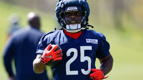 Kyle Monangai, a seventh-round pick, is one of the Bears' new offensive assets.