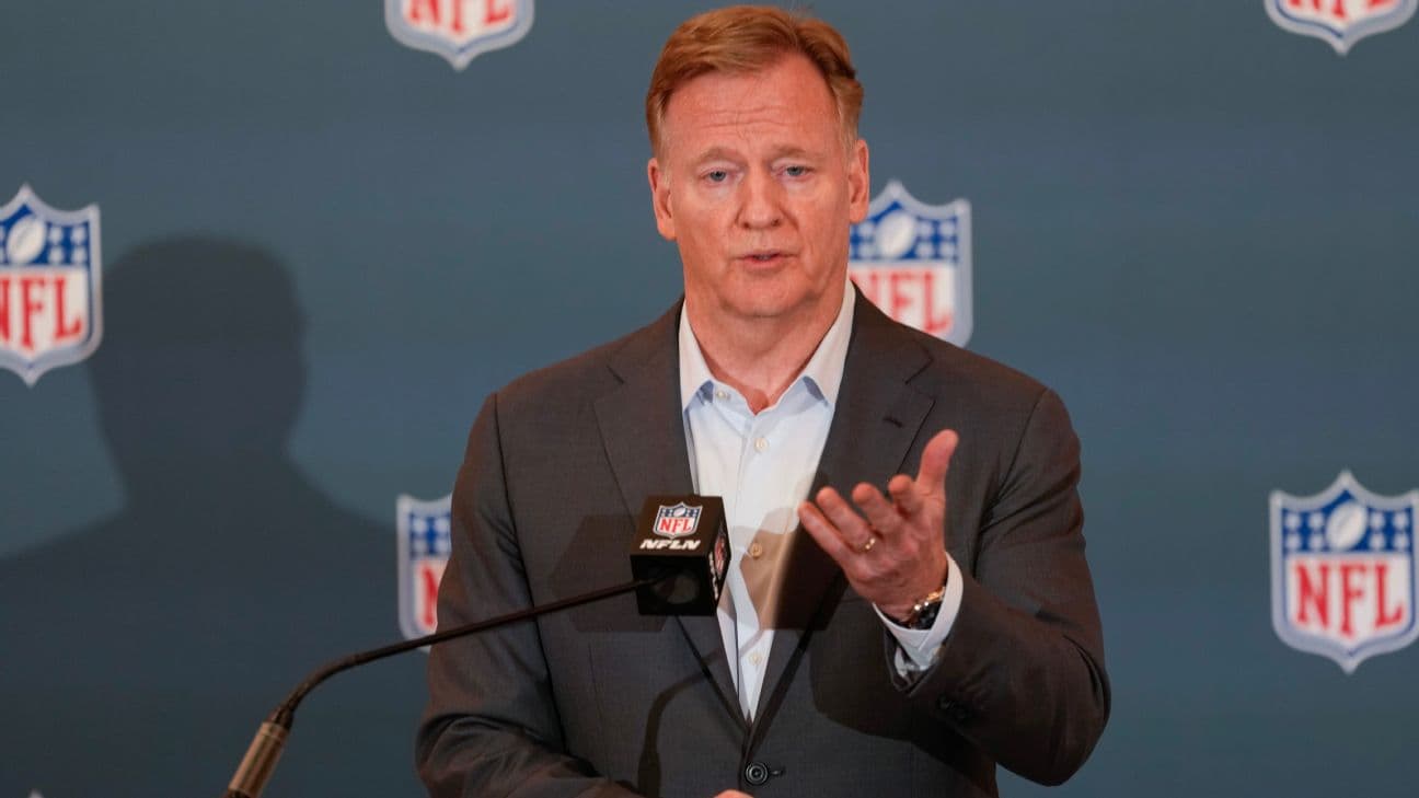 NFL commissioner Roger Goodell's new extension will keep him under contract through the 2030 season.