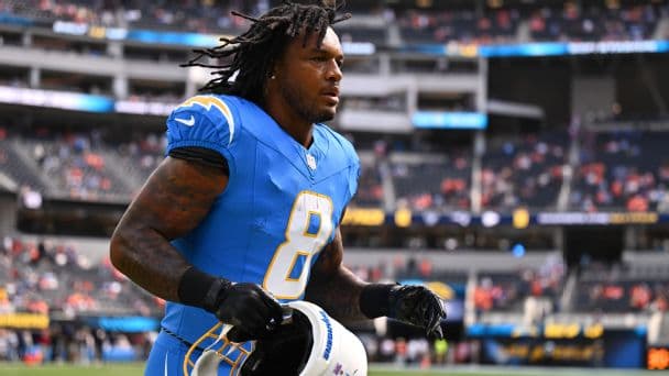 Why is Chargers RB Omarion Hampton's snap count decreasing?