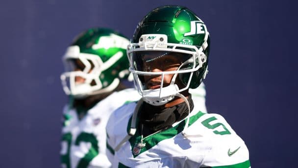 Garrett Wilson was frustrated by his four-catch, 44-yard performance on six targets Sunday.