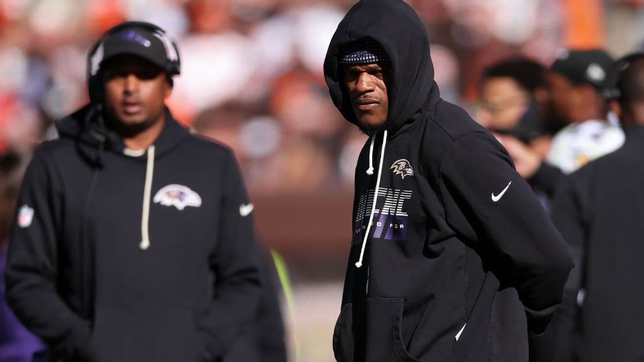 Ravens' Lamar Jackson returns to practice but status remains unclear vs. Bengals